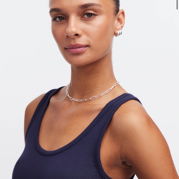 Madewell Drapey Rib Tank - Picture 5 of 9